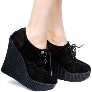 T.U.K. Black Wedge Creeper